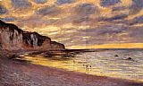 Claude Monet L'Ally Point Low Tide painting